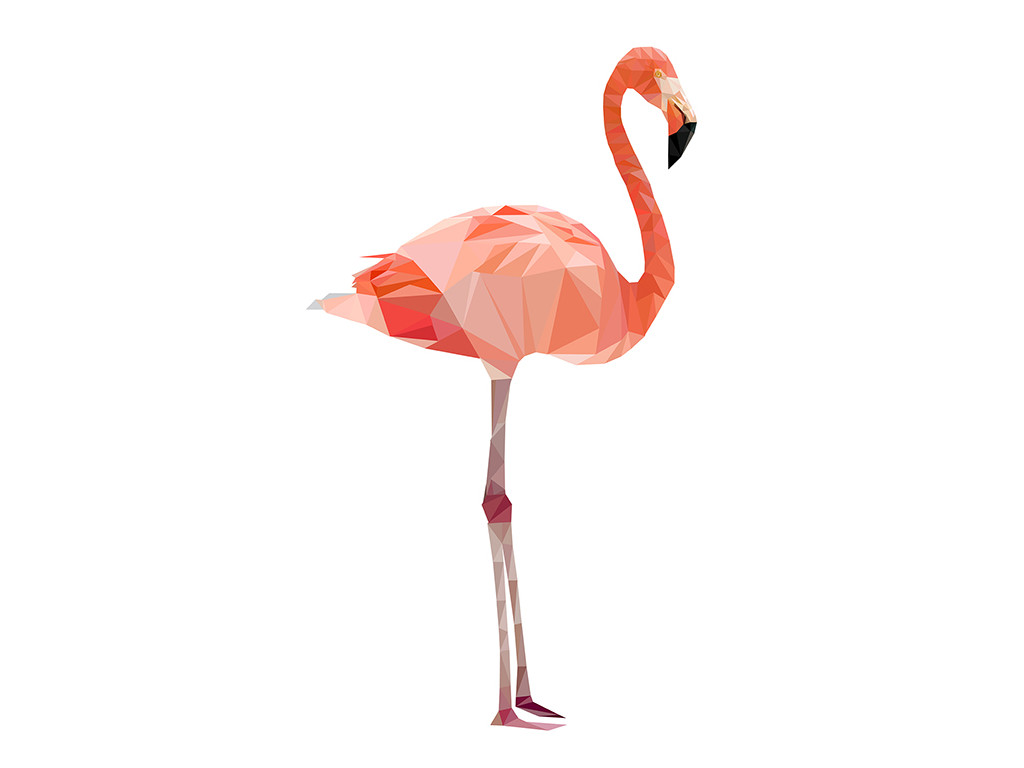 Low Poly Flamingo