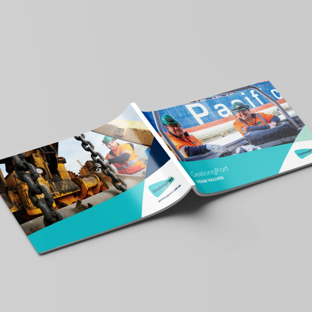 Brochure Design for GeelongPort Values Booklet