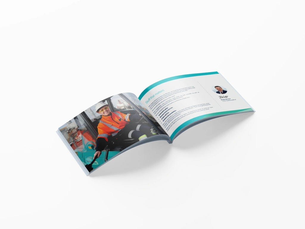 Brochure Design for GeelongPort Values Booklet